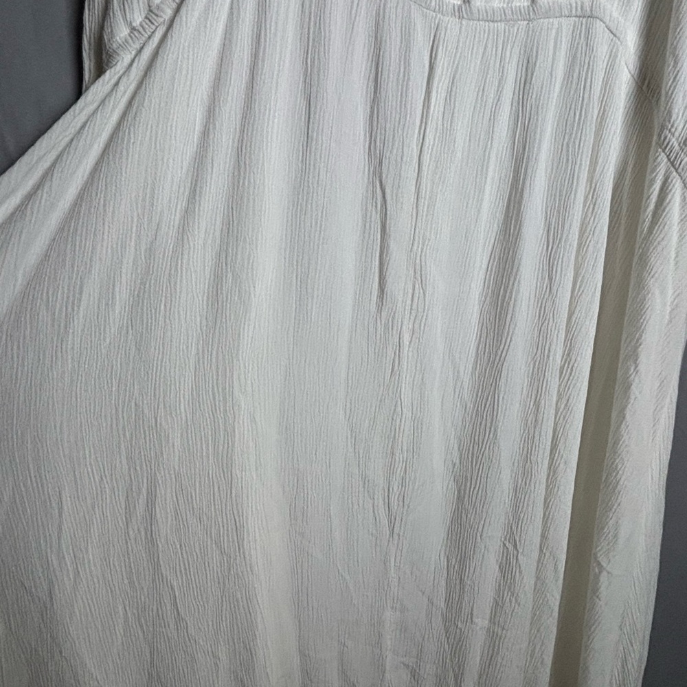 Sofia By Sofia Vergara White Ruffled Maxi Dress - image 6